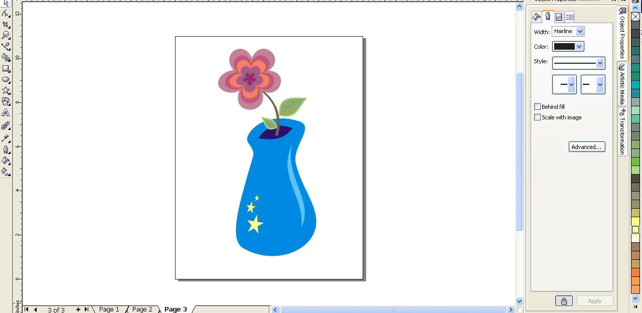 Sketsa Gambar Vas Bunga Dan Bunganya Kata Kata